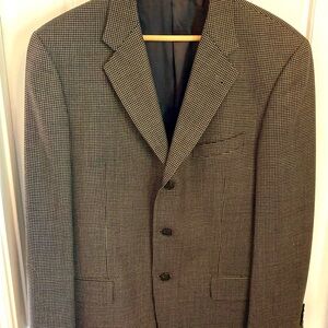 Joseph Abboud men’s checkered blazer100%Wool brown,black,gold,gray40R